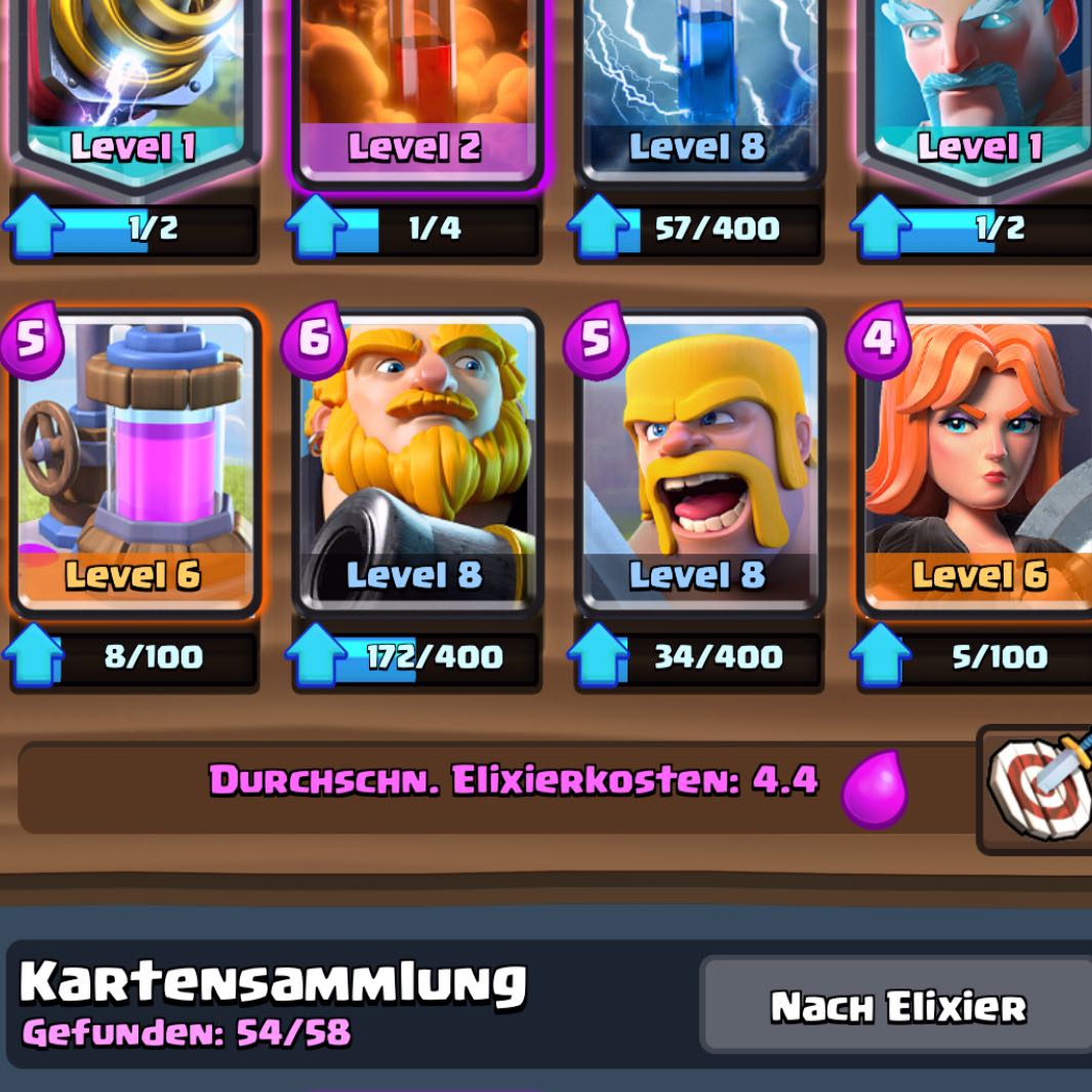 Clash Royale Deck Mit Legendaren Karten Freizeit Spiele Games