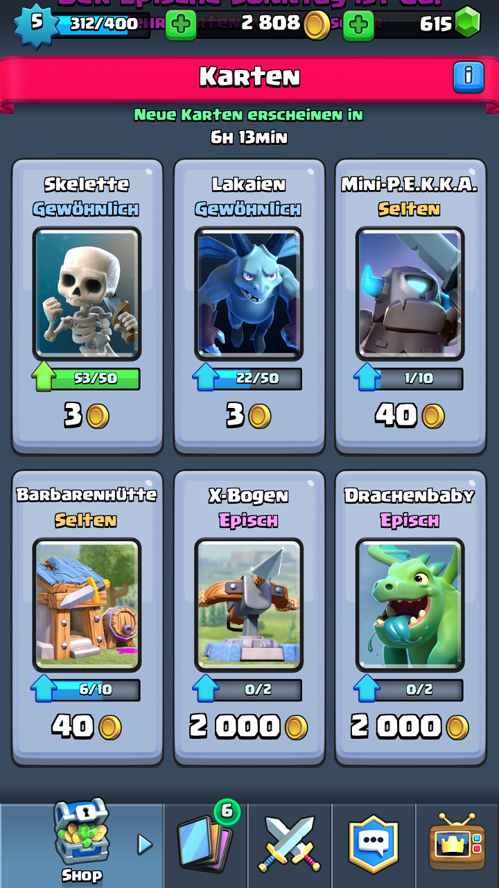 X Bogen Deck Clash Royale