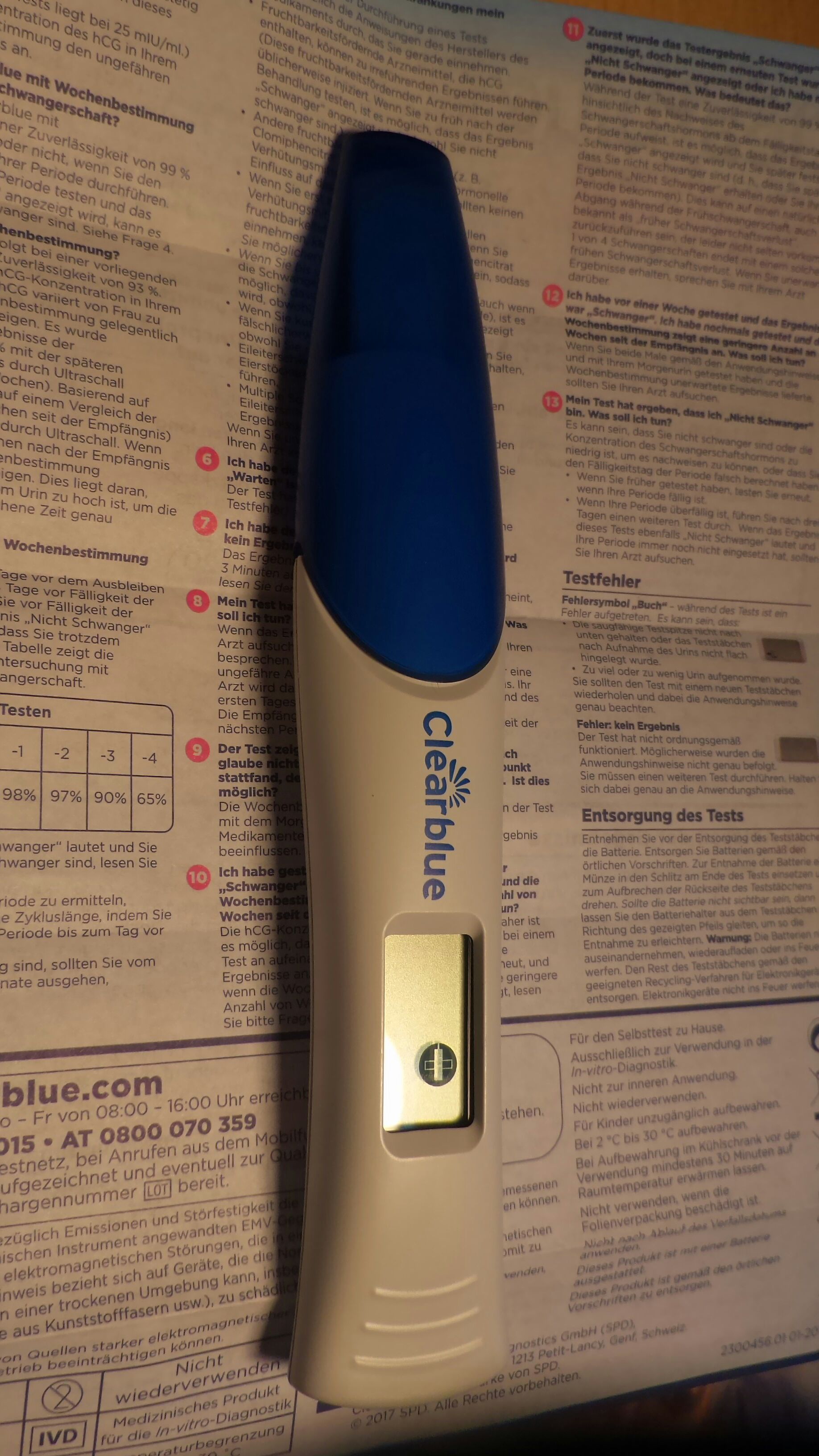 Clearblue Mit Wochenbestimmung Negativ Mit Umrahmten Plus Sex Schwangerschaft