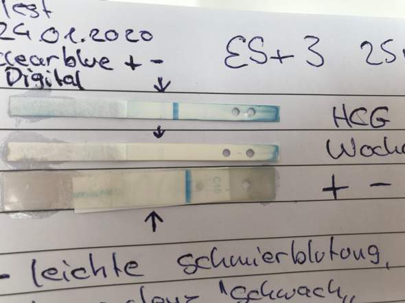 Negativ falsch ss test Schwangerschaftstest falsch