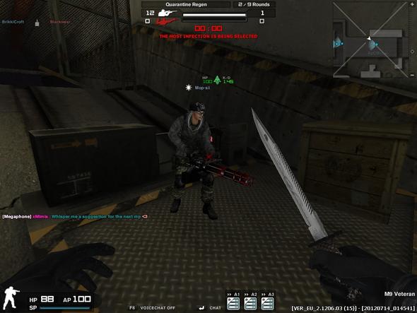 red minigun!!! xD - (Computer, Games, Combat Arms)