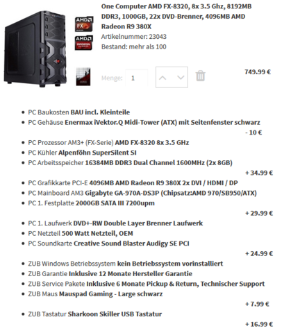 PCzusammenstellung Screenshot - (Computer, zusammenstellung)
