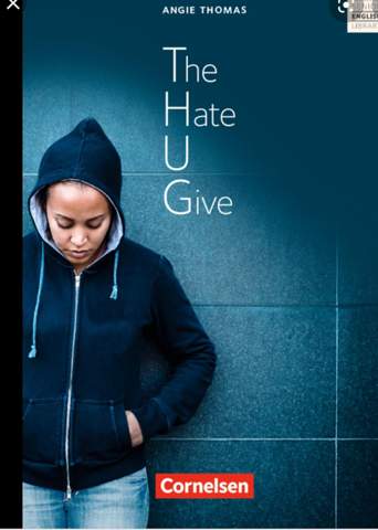 Cover Fur Das Buch The Hate U Give Gestalten Schule Englisch Kunst