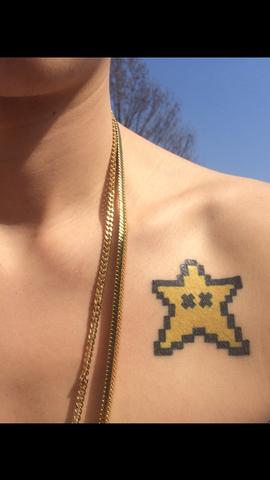 supermariostern - (Tattoo, tätowieren, Cover Up)