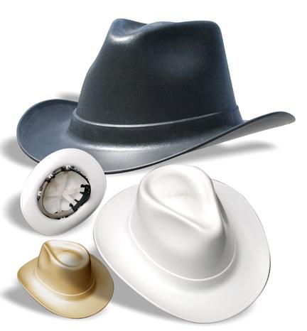 - (cowboyhut, Bauhelm)