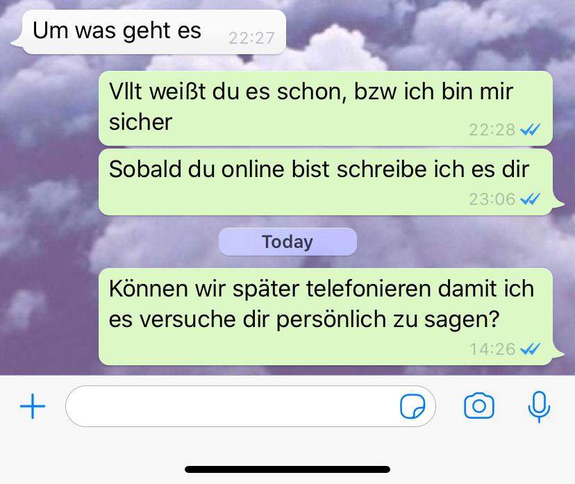 Crush antwortet nicht mehr? (Liebe und Beziehung, Freundschaft, Liebeskummer) Crush antwortet nicht mehr? (Liebe und Beziehung, Freundschaft, Liebeskummer)