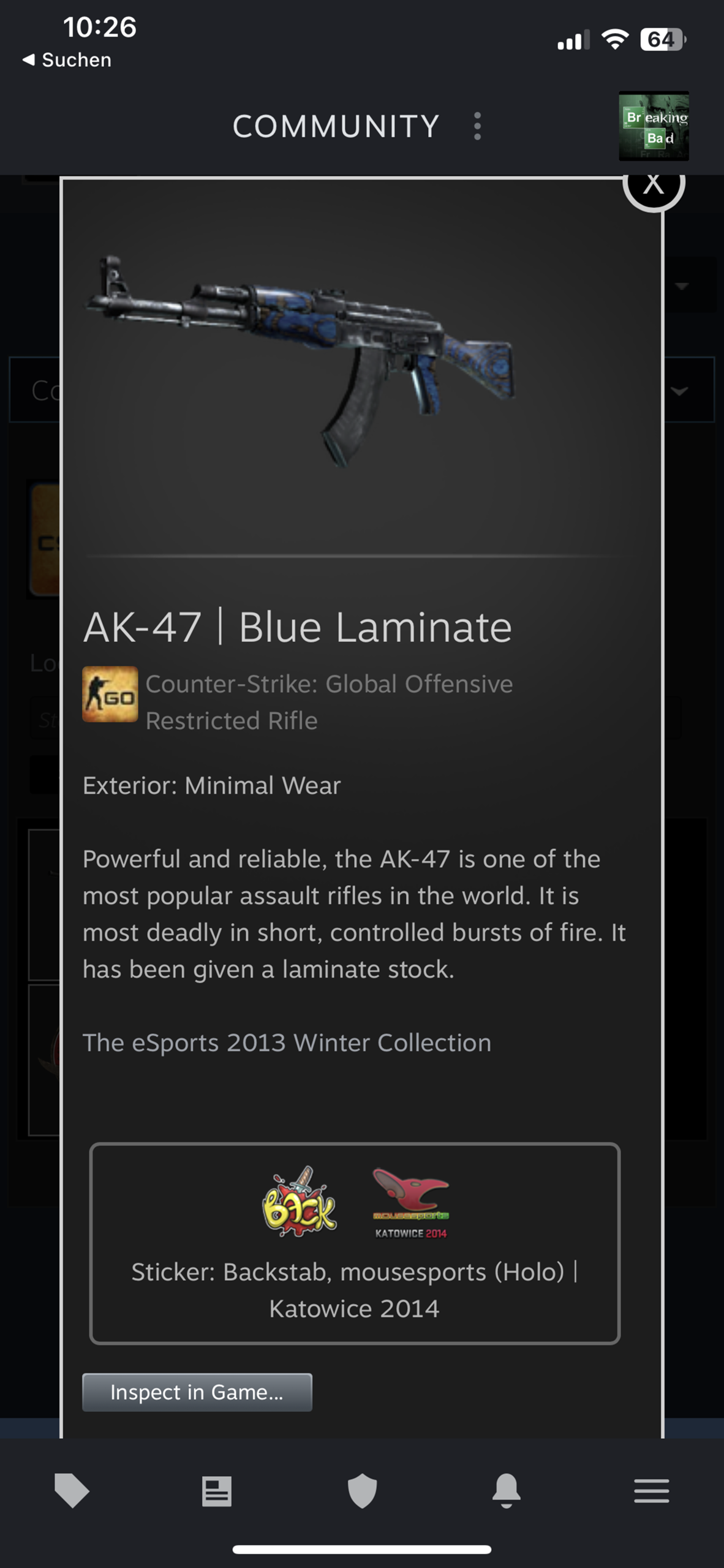 CS GO seltene Sticker auf Waffen? (Gaming, Steam, CS:GO)
