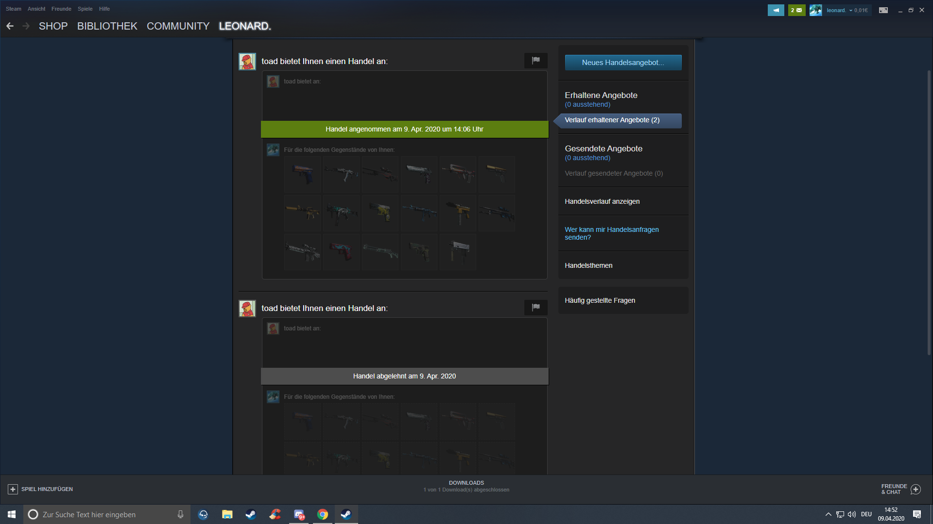 csgo handel fake bot? (Gaming, Steam, Counter-Strike)