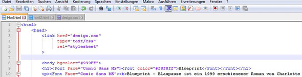 CSS-Datei in HTML einbinden (warum klappt es nicht)? (Computer)