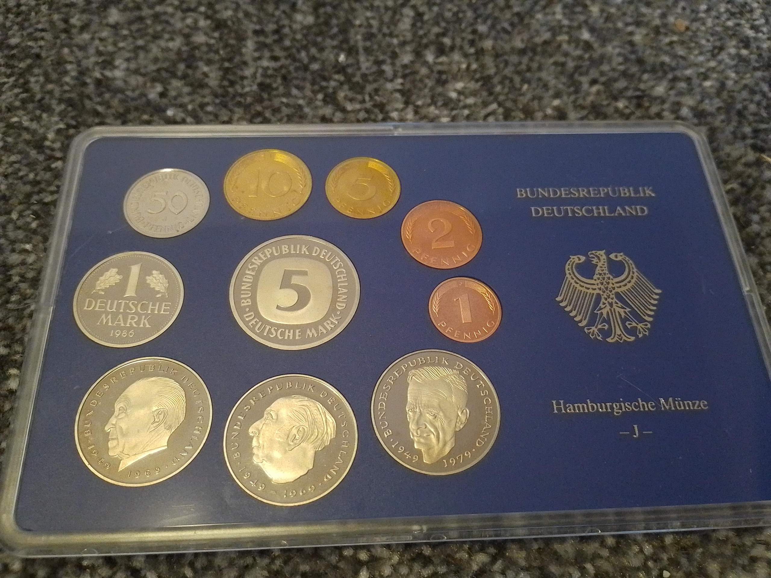 DMark Münze mit J Prägung? (Geld, Wert, Münzen)