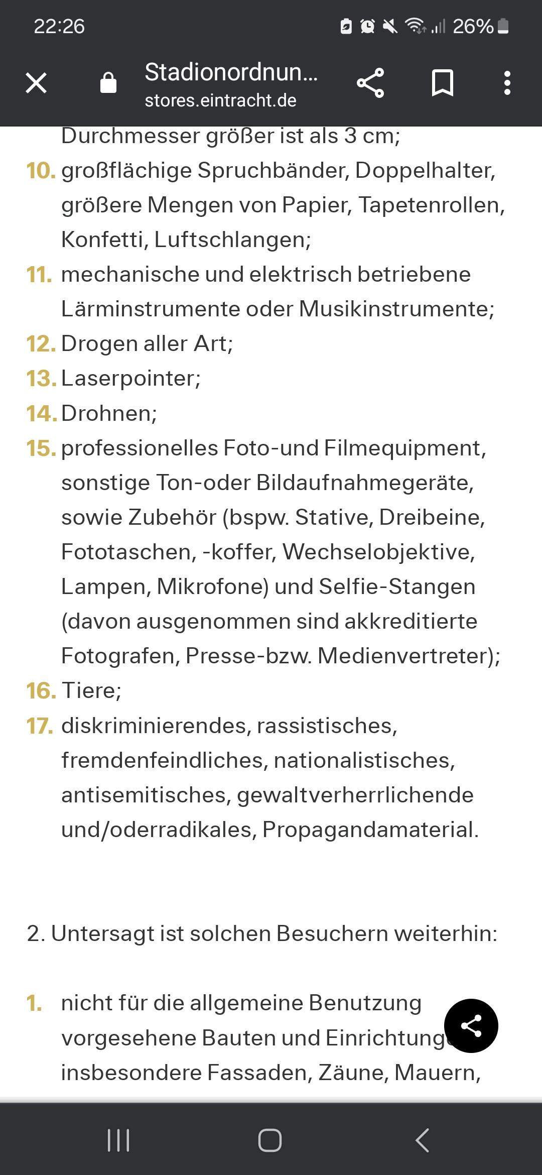 Darf ich meine Kamera mit ins Stadion nehmen? (Video, Fußball, Bilder)