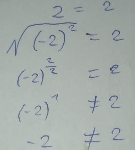 Darf ich Wurzelausdrücke mit negativen quadratischen Zahlen in eine Potenz umschreiben und damit weiter rechnen?