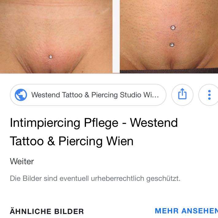 Intim piercing pflege