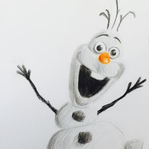 Olaf von Frozen abgezeichnet...;)  - (Geld, Rechte, verkaufen)