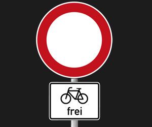 Darf man hier mit dem Mofa fahren? (Verkehr, Verkehrsrecht, Straße)