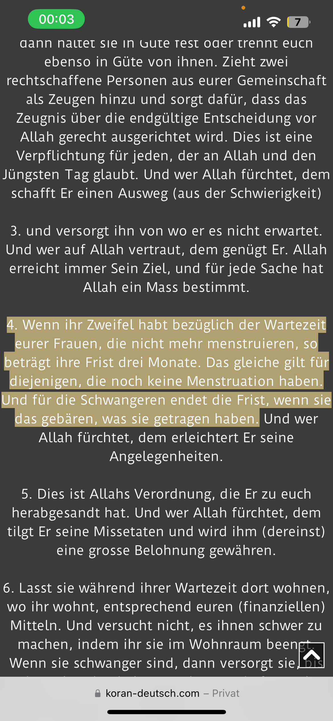 Darf man im Islam kleine Kinder heiraten und mit ihnen schlafen? (Koran)