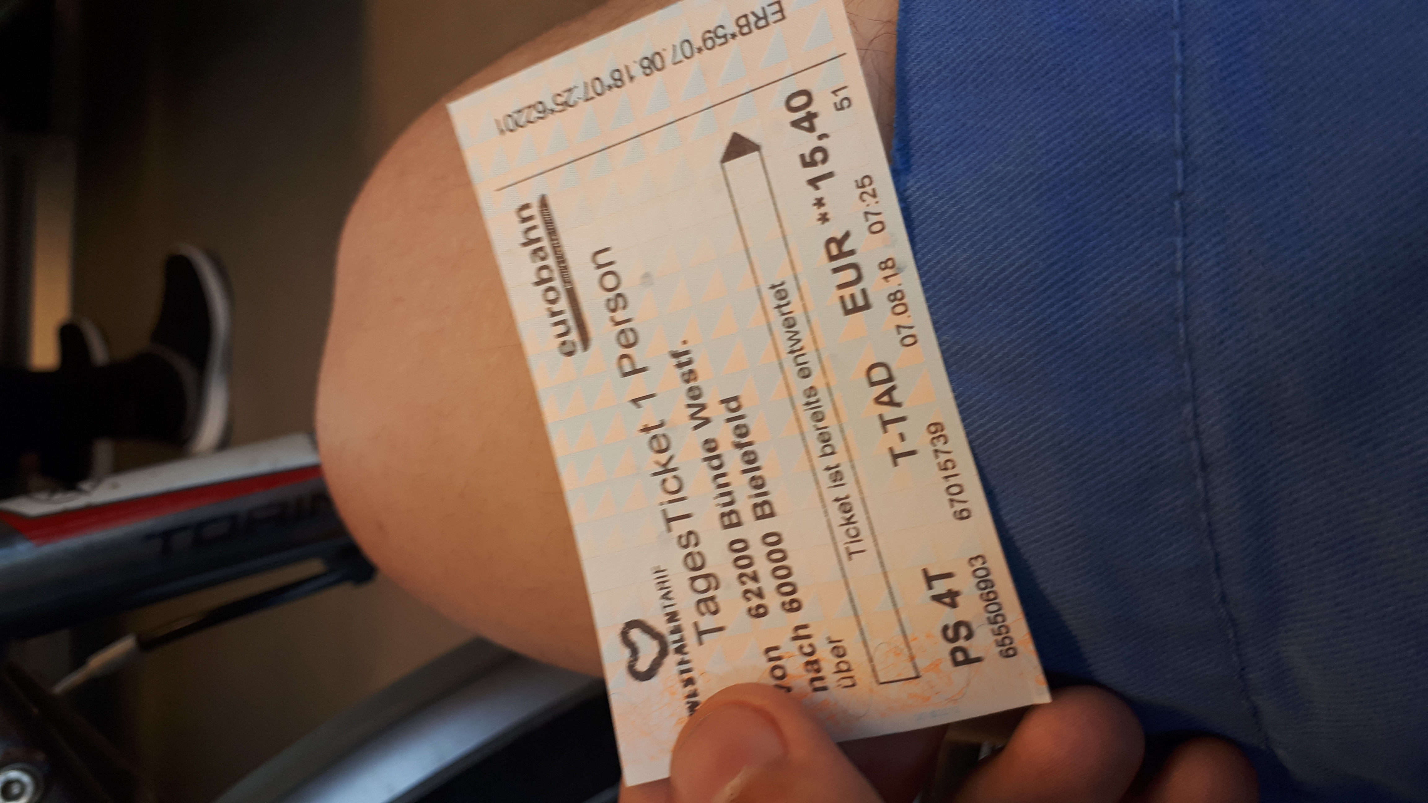 Darf man mit Tagesticket auch zurück fahren? (Reise, Bahn, Ticket)