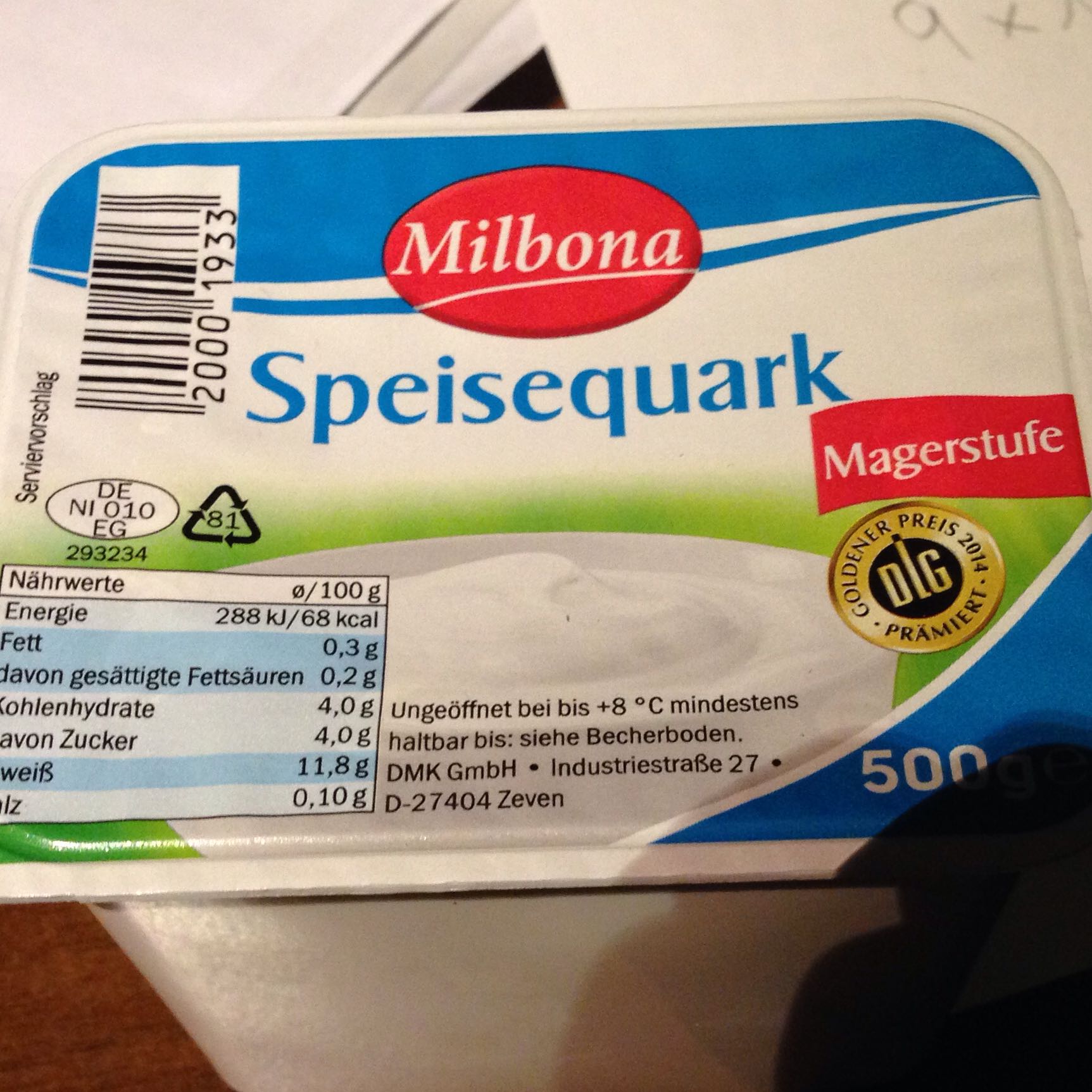 Darf mein Hund auch normalen Speise Quark? (Tiere)