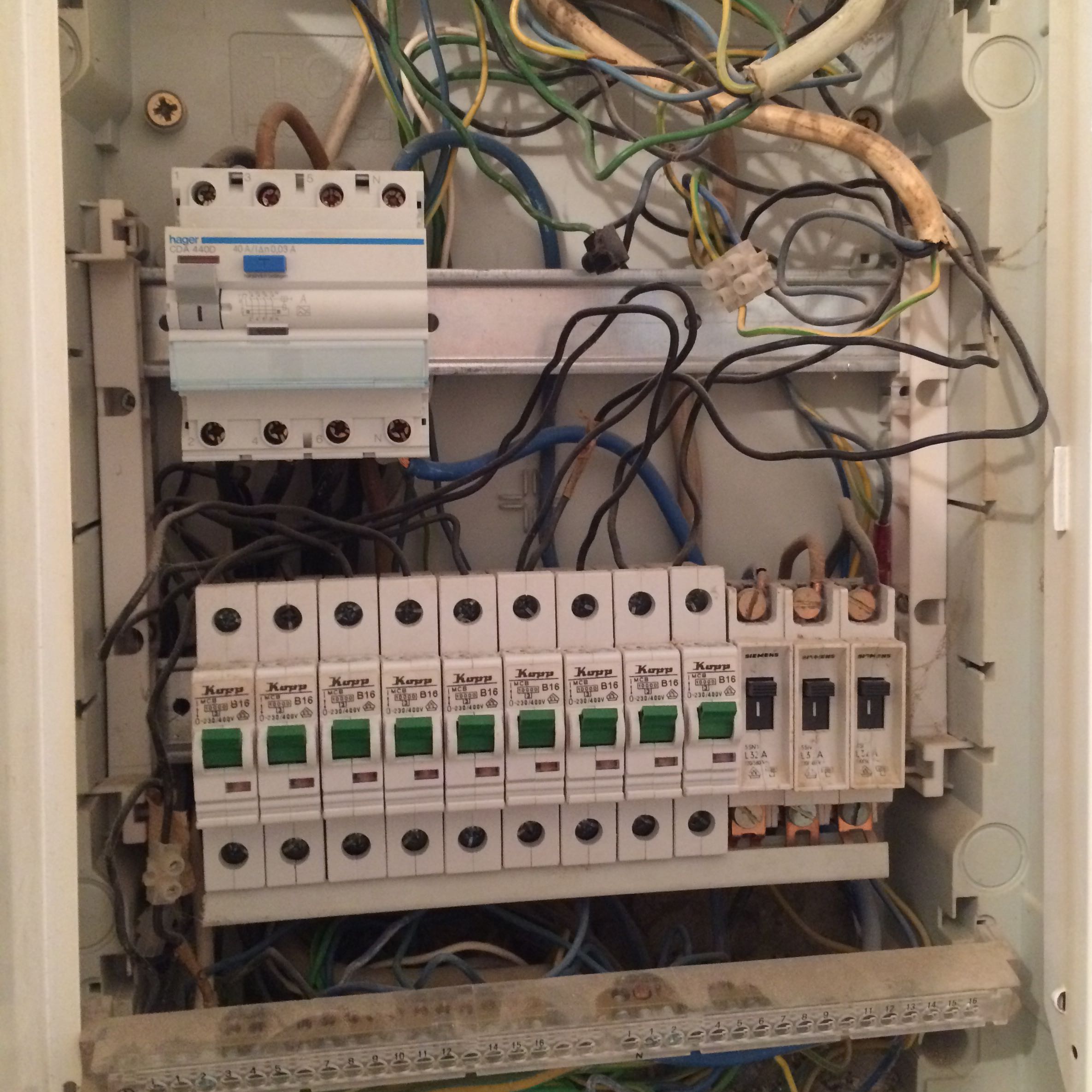 Darf so ein Sicherungkasten aussehen? (Strom, Vermieter, Mieter)