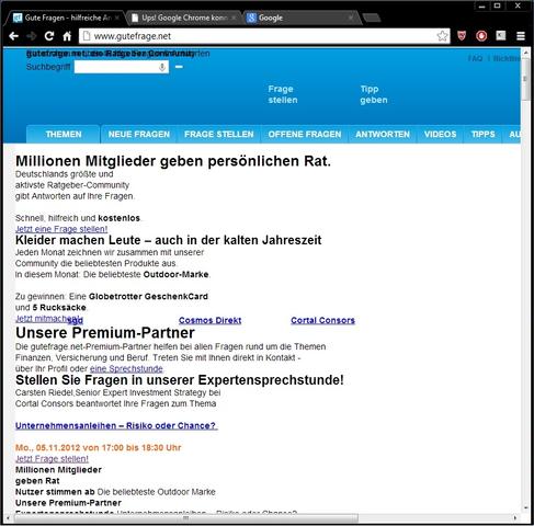 gutefrage.net darstellungsfehler - (Computer, Internet, Youtube)