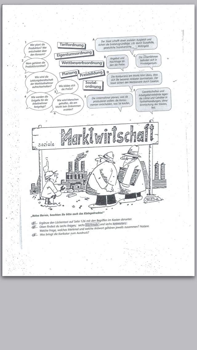 das bedeutet: Was ist da gezeichnet? Was könnte das bedeuten? Welche