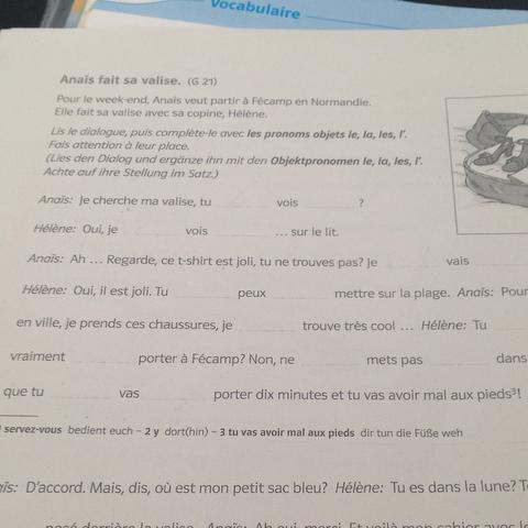 Das Indirekte Direkte Objekt Woran Erkennt Man Es Schule Franzosisch Arbeitsblatt