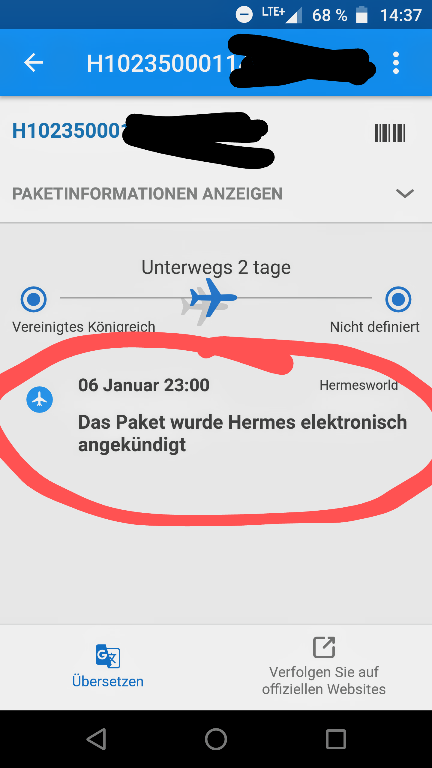 Paket wurde von Hermes elektronisch angekündigt. Was kann ich tun? Paket wurde von Hermes elektronisch angekündigt. Was kann ich tun?
