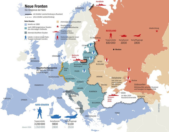 Truppenstärke 2017 (Grafik von spiegel online) - (Politik, Krieg, Russland)