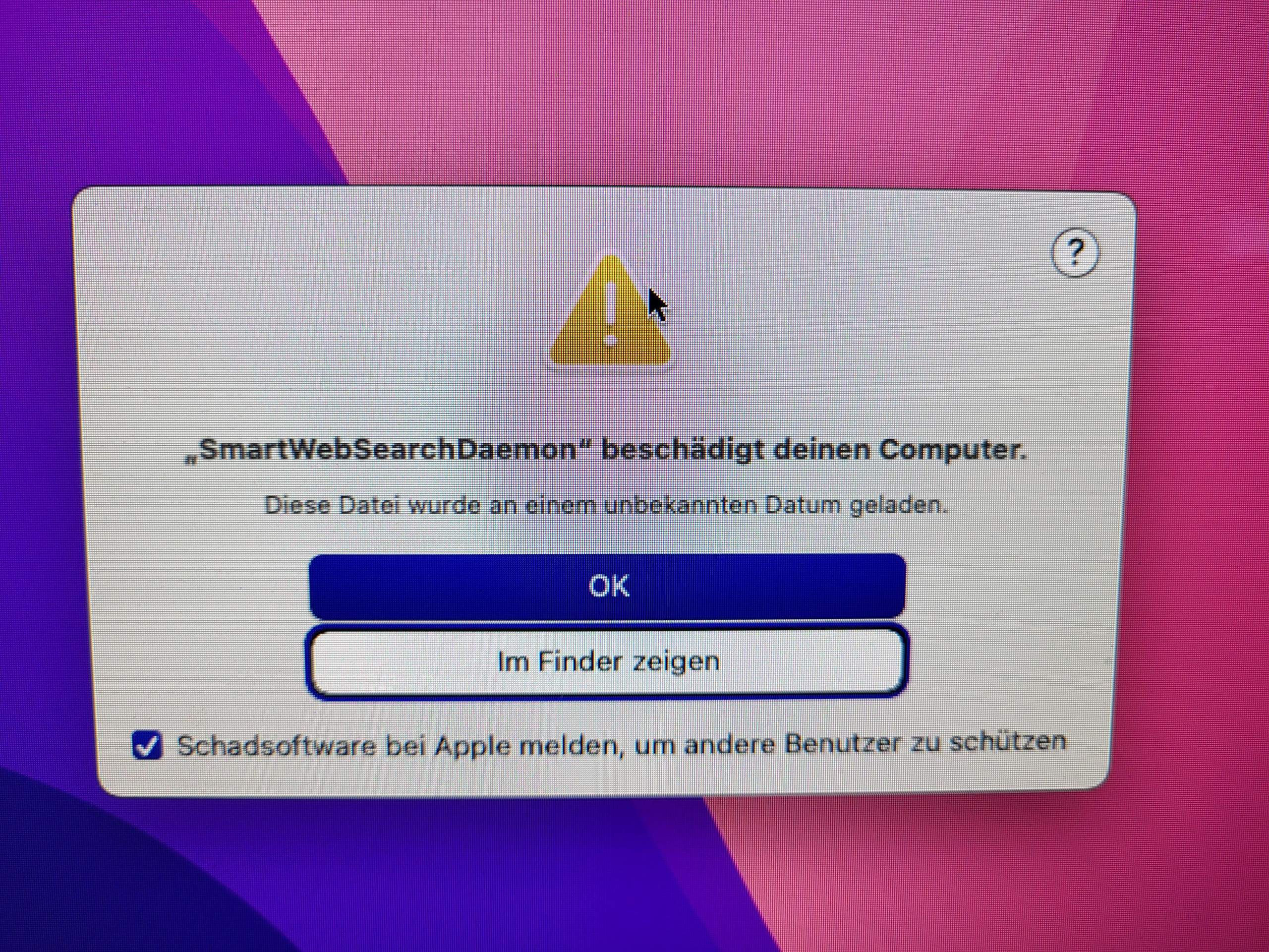 Datei Beschädigt Computer (iMac)? (Technik, Apple, IT)