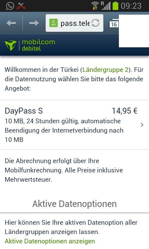Datenroaming In Der Turkei D1 Mobilcom Internet Urlaub Telefon