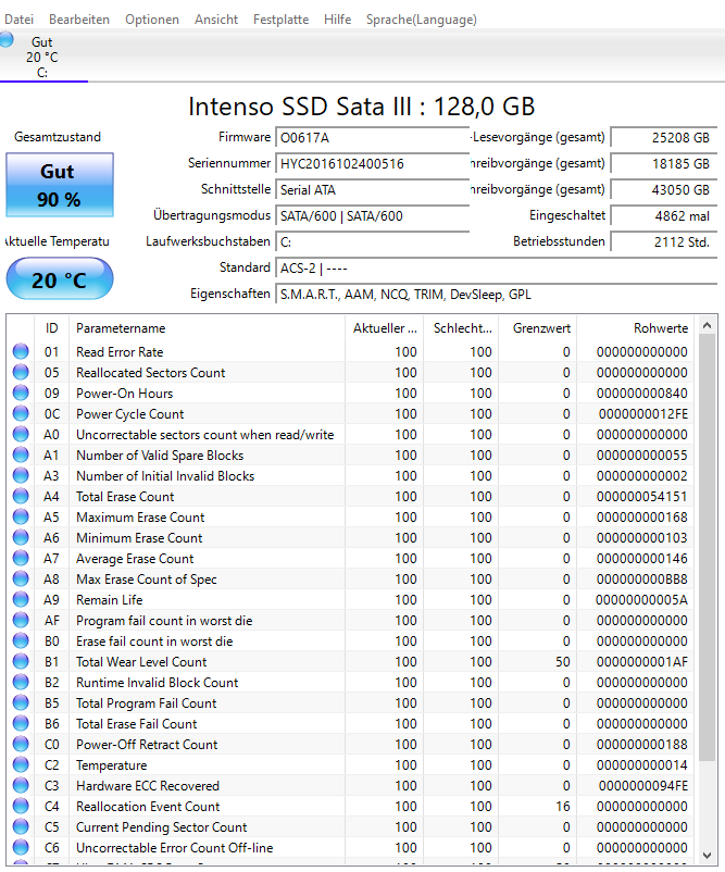Datenträger 100% ausgelastet im Task Manager? (SSD, Speicherplatz, HDD)