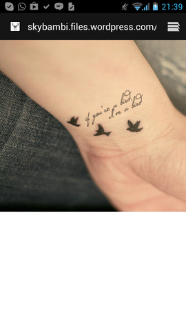 Tattoo - (Tattoo, Handgelenk)