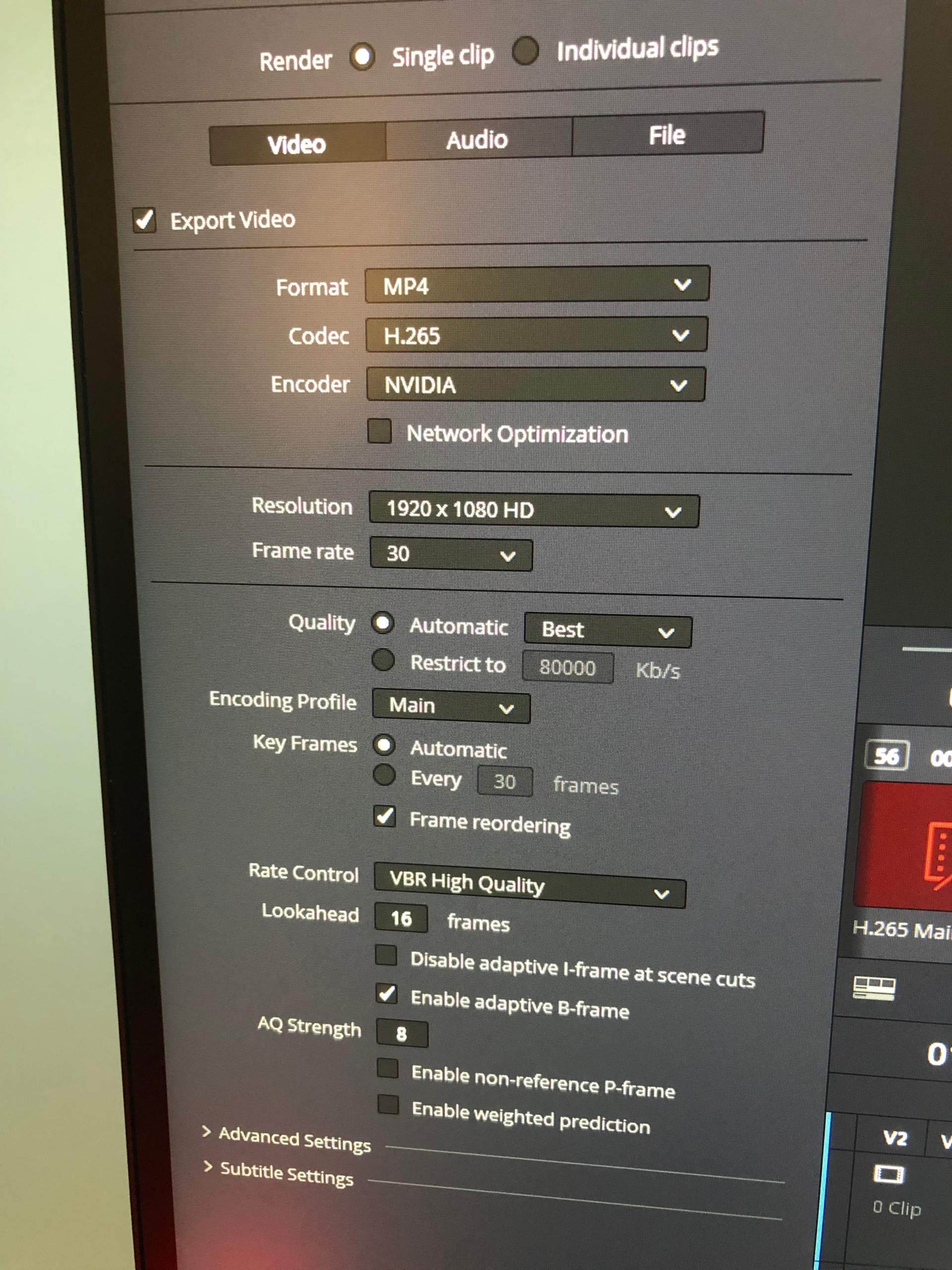 Davinci Resolve Video exportieren in H.265? (Computer, Technik, Spiele ...