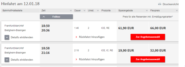 - (Bahn, Ticket)