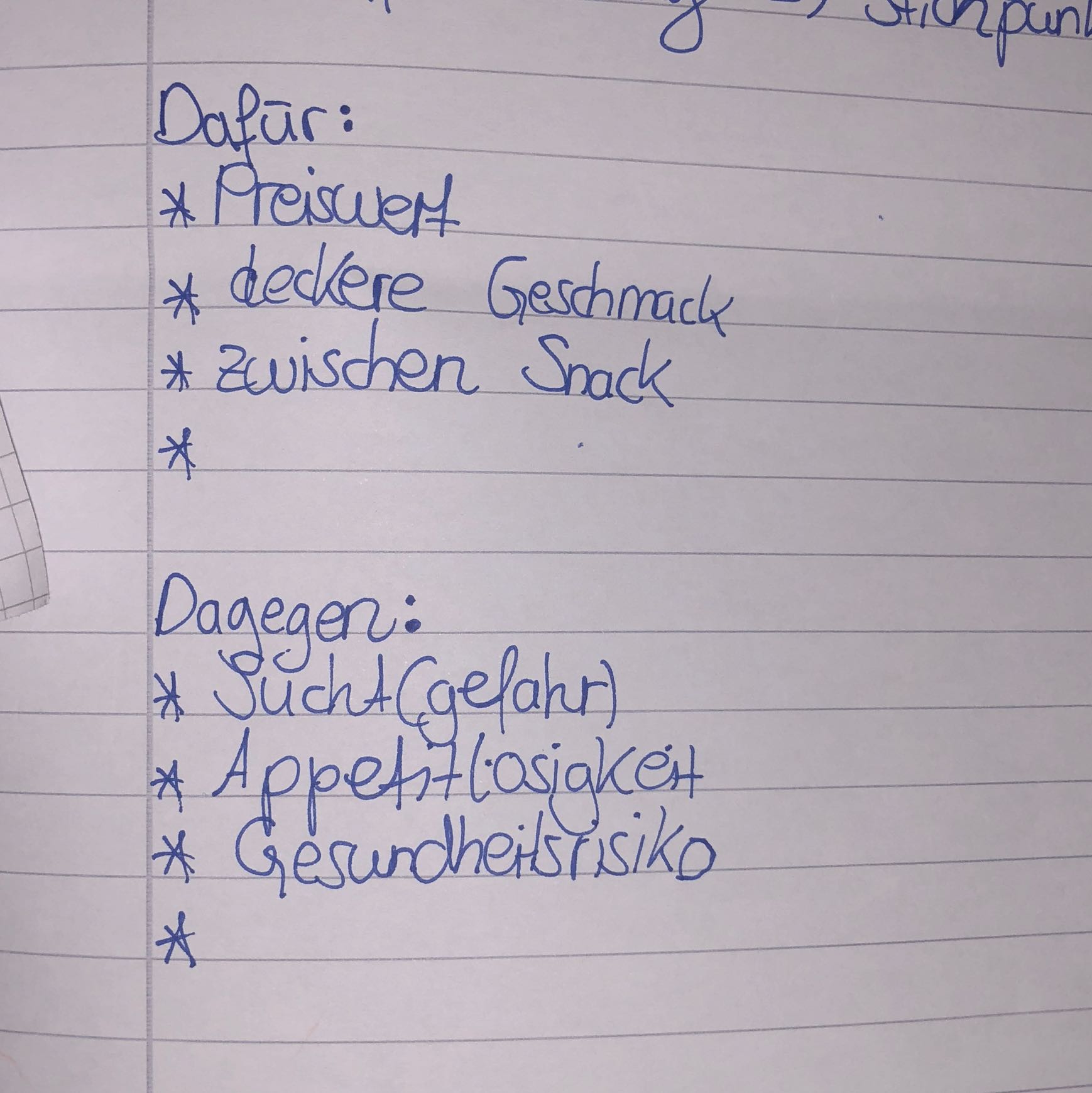 Debatte (In deutsch; HILFE)? (Schule, pro, contra)