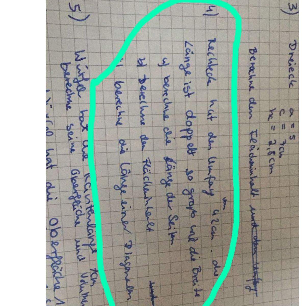 Wie Berechnet Man Den Flächeninhalt Von Einem Rechteck