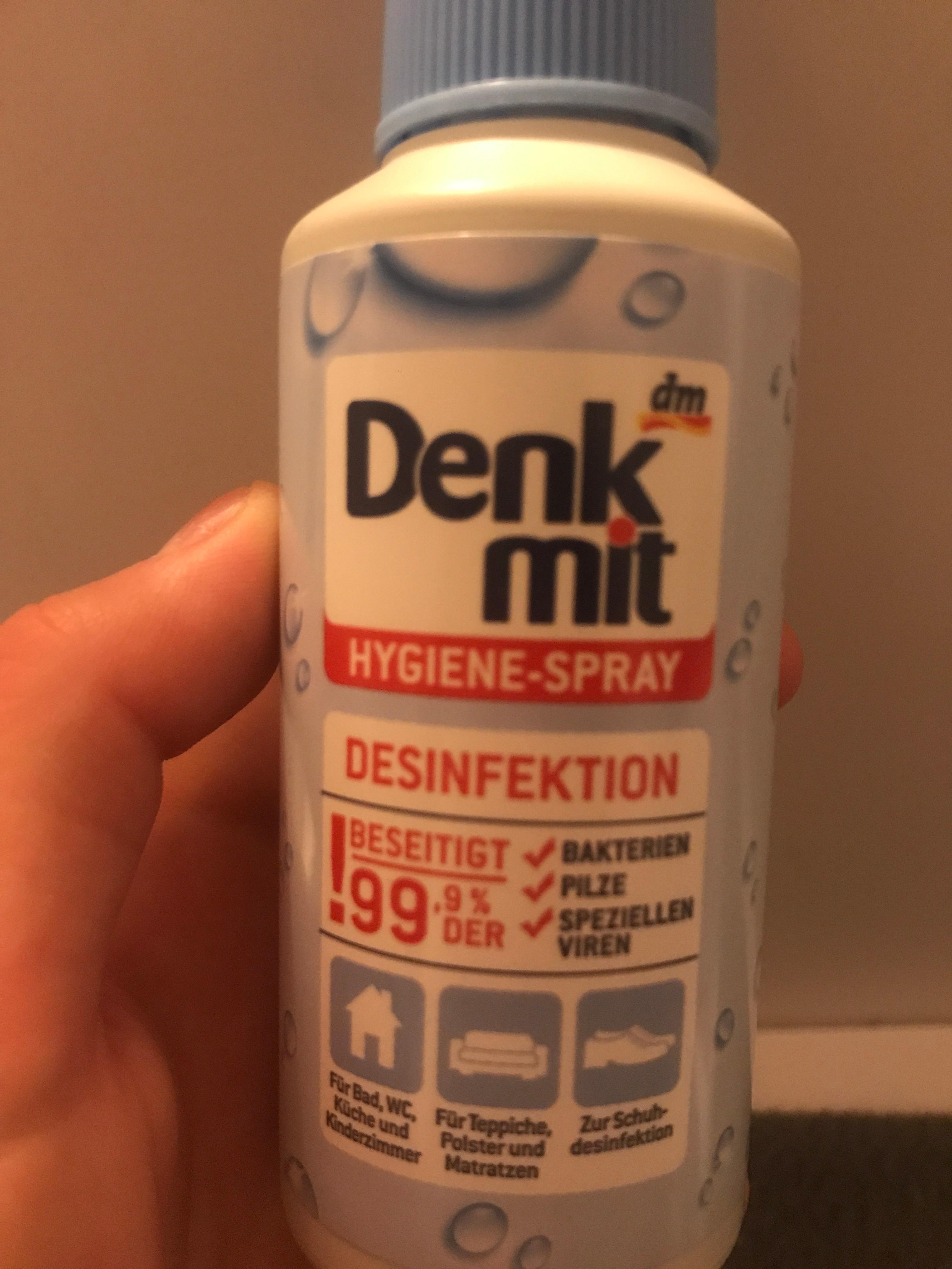 Denk Mit Hygiene Spray Haut Gesundheit Und Medizin