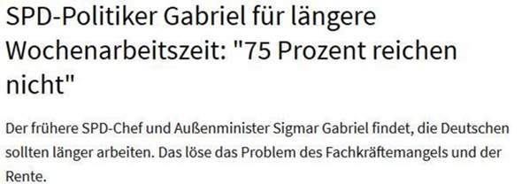 Denkst du, die jüngere Generation soll länger arbeiten, da es immer mehr Rentner gibt, so wie es Gabriel (SPD) vorschlägt?