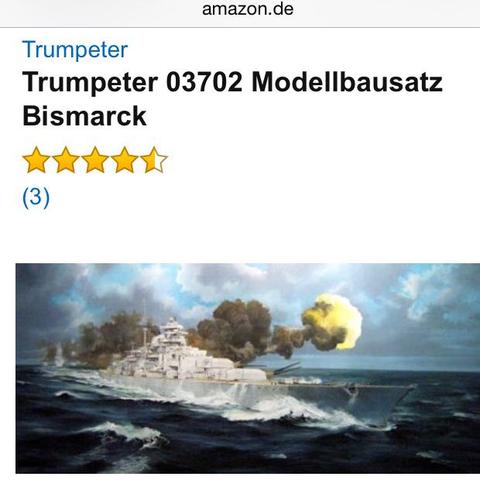 Und das von trumpeter bild 1/2 - (Modell, Bismarck, revell)