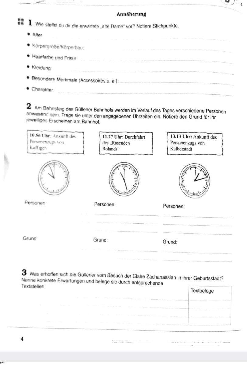 Der Besuch der alten Dame? (Schule, Deutsch, Buch)