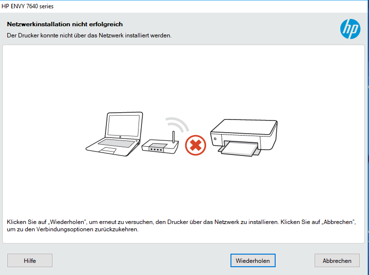 Der Drucker Konnte Nicht Uber Das Netzwerk Installiert Werden Computer Pc Technik