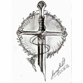 Der Herr Der Ringe Schwarze Sprache Buch Fantasy Roman