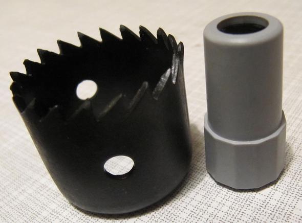 Lochsäge und "Screwfinder" - (Handwerk, Holz, heimwerken)