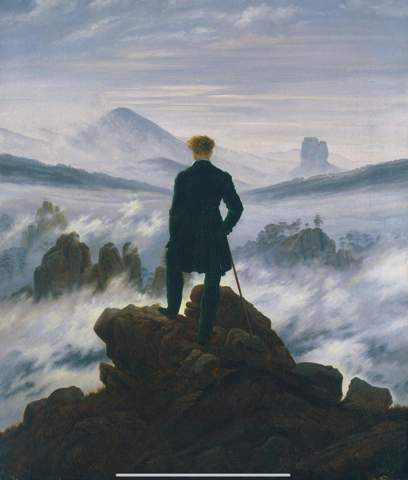 Der Wanderer Uber Dem Nebelmeer Was Erfahrt Man Was Erfahrt