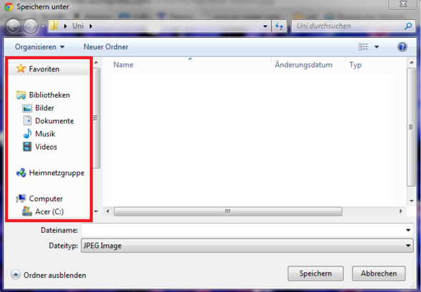 desktop als speicherort verschwunden window 7 64 bit windows 7 speichern