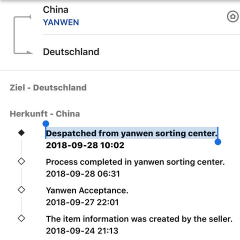 It S Been 2 Weeks Stuck At Dispatching From Sorting Center Its Epacket Why Is It So Slow Help Aliexpress