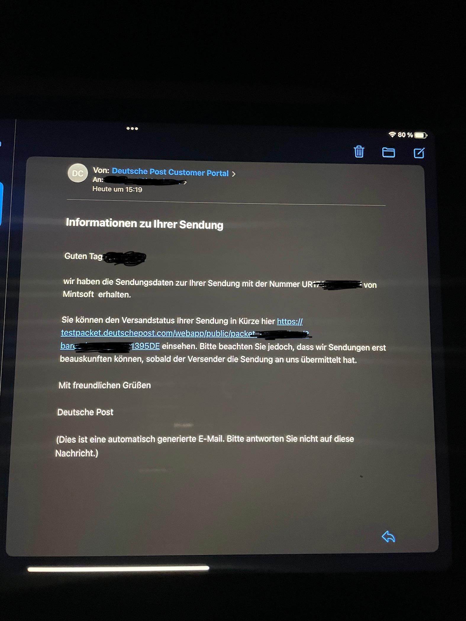 Anzeige Wegen Körperverletzung Obwohl Ich Nichts Gemacht Habe Deutsche Post Email obwohl man nichts bestellt hat?