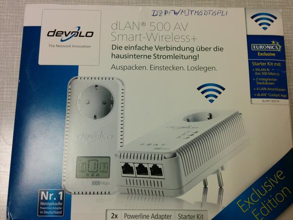 Die linke Box ist die, die mit einem LAN Kabel mit der FritzBox  verbunden ist. - (dLAN, Devolo)