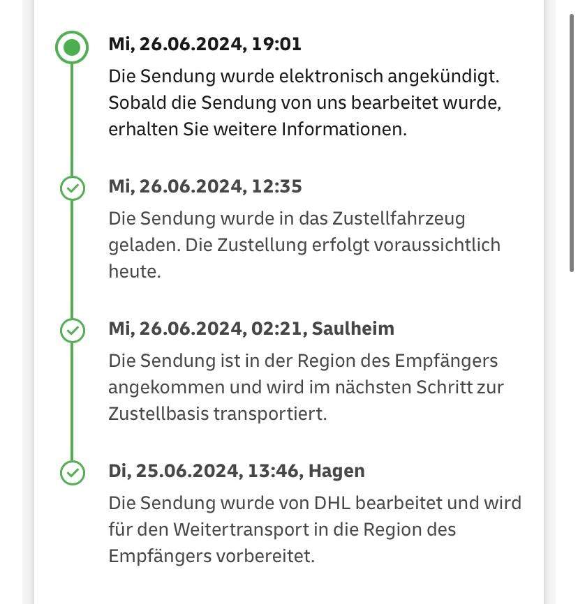 DHL paket? (Post, Versand, Lieferung)