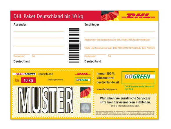DHL Paket an Postfiliale..wie beschriften? (Post, Lieferung, Deutsche Post)
